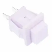 White Square Momentary Off-(On) Push to Make Switch 1A SPST
