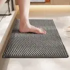 Bath Rug, Soft Absorbent Chenille, Rubber Backing Quick Dry Microfiber Mats, ...