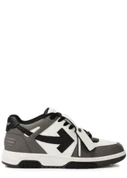 Off-white Out Of Office Panelled Leather Sneakers - Grey - 40 (IT40 / UK6) 40 (IT40 / UK6)