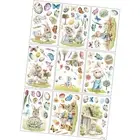 Easter Bunny Eggs Window Clings Stickers Spring Decoration Electrostatic
