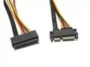 SAS 29 Pin Female to SATA 22 Pin Male Cable 24 Inch