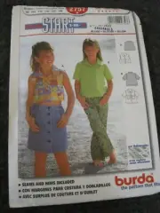 BURDA GIRLS Close-Fitting BLOUSE 2757 START3 Sewing Pattern UNCUT