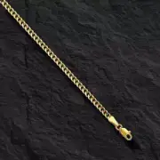 10K Gold 2.1mm Gourmette Chain
