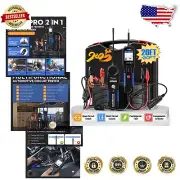 12/24V Electrical Circuit Probe Tester with 20ft Cord & Built-in Flashlight