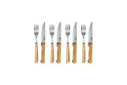 GRYLT 8 Piece Jumbo Steak Knife & Fork Set