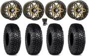Sedona Split 6 Bdlk 15" Wheels Br 30" Intersect Tires Sportsman RZR Ranger