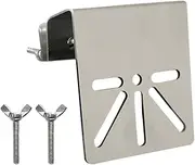Camera Corner Brackets, Corner Camera Mount, CCTV Camera Wall Mount Bracket with 2 Screws, Stainless Steel Security Supplies for LED Lights, Solar Panels