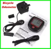 WATERPROOF WIRED DIGITAL LCD BIKE BICYCLE COMPUTER ODOM ODOMETER SPEEDOMETER