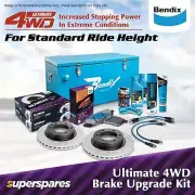 Bendix Ultimate 4WD Front Brake Upgrade Kit for Mitsubishi Triton ML MN MQ (for: Mitsubishi)