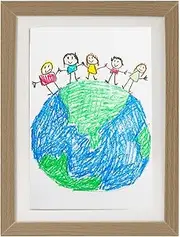 Frame for Kids Artwork,Artwork Frames for Kids Art - Interchangeable Children's Art Photo Frame | Kids Art Project Storage Photo Frame, Marc