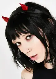 [Funk Plus] Devil Dollz Horn Headband