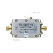 2MHz-6GHz Linearity RF LNA Low Noise Amplifier Module w/SMA Female Connector