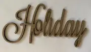 BROWN HOLIDAY Laser-Cut Chipboard Embellishments•Christmas•Easter•4th Of July