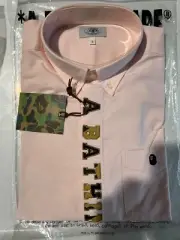 AUTHENTIC Bape A Bathing Ape 1st Camo Button-Up Shirt - Pink - Size S/M/L