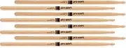 Promark Hickory Drumsticks - 7A - Wood Tip - 4-pack