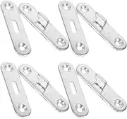 GLEAVI 4pairs Bed Rail Brackets Heavy-Duty Mounting Fittings for Bed Frame Stability -Mounted Design Construction for Secure Connections Various Types