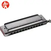 Hohner 7539-C Toots Hard Bopper Key of C Chromatic Harmonica - Chrome