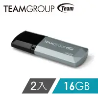 在飛比找PChome24h購物優惠-Team十銓科技 C153璀璨星砂碟-科技銀-16GB(二入