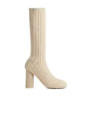 Bottega Veneta Atomic Knitted Sock Boots 37,38,39,40 Nude