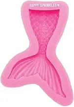 Happy Sprinkles Mermaid Tail Silicone Mould - Chocolate, Baking, Cakes, ice Cubes, Mousse HS9114