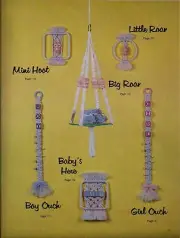 Macrame Nursery Accessories - Craft Book:#GS14 Simply Elegant Kiddie Karnival