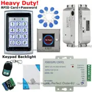 Metal RFID Card and Password Door Access Control System+Electric Drop Bolt Lock