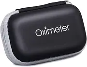 Oximeter Storage Case Fingertip Pulse Oximeter Travel Case Shockproof Waterproof EVA Storage Box Blood Saturation Monitor Pouch Box Protective Bag