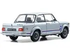 2002 BMW Turbo Silver 1/18 Diecast Model Car Kyosho Red Blue Stripes