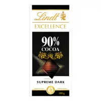 在飛比找家樂福線上購物網優惠-瑞士蓮 極醇系列-90％巧克力片 100g