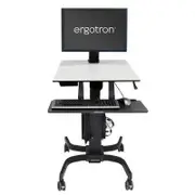 Ergotron 24-216-085 WorkFit-C Single HD Sit-Stand Workstation