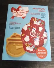 Bella Mini Waffle Maker Christmas, Multicolor, Holiday Edition (PENGUIN)