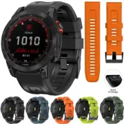 For Garmin Fenix 7 7X 6 6X Pro 5 5X 3HR 965 QuickFit Watch Band Silicone Strap
