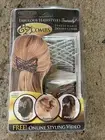 EZ Combs Stretchable Double Comb. Silver and Goldesh Brown