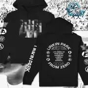 Bg Linkin Park From Zero World Tour 2024 Event Merch With Tour Cities 3D Hoodie