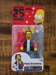 THE SIMPSONS Matt Groening Greatest Guest Stars Action Figure NECA Series 5