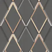 Graham & Brown 52cm x 10m Metallic Geometric Wallpaper