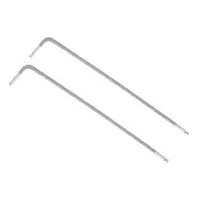 2Pcs 1.5mm Ball End Hex Key Wrench L Shaped Long Arm S2 Steel Repairing Tool