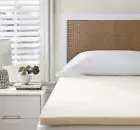 THRESHOLD CREAM 100% MEMORY FOAM NEW TWIN 1.5 INCH COOL TOUCH MATTRESS TOPPER