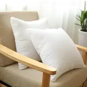 CottonMore A Pair of Aus Made Cotton Cover/Polyester Filling Euro Square Cushion Pillow Inserts 50x50cm