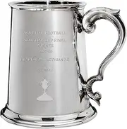 I LUV LTD 1 Pint Tankard for Heart of Midlothian Hearts FC 2005-06 Scottish Cup Final Winner Pewter Beer Mug Football Soccer Memorabilia Mens Birthday Personalised Gifts