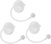JOINPAYA 3Pcs Wide Mouth Baby Bottle Nipples Silicone Nipples for Learning to Drink Soft Comfortable Nipple Straw Design for Newborns