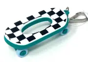 BATH & BODY WORKS CHECKER SKATEBOARD POCKETBAC HOLDER HAND SANITIZER CASE CLIP