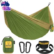 Hammock Camping Double & Single with Tree Straps - USA Based Hammocks Brand Gear