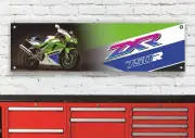 BR512B KAWASAKI ZXR750R RR K 1992 INSPIRED WORKSHOP BANNER SIGN MENS GIFT