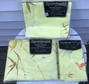 Vintage Springmaid Wondercale Double Bed Sheets & Pillowcases Brand NEW