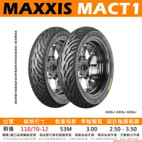 在飛比找Yahoo!奇摩拍賣優惠-台中潮野車業 完工價 MAXXIS MA-CT1 110/7