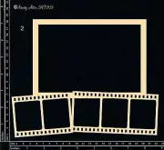 Dusty Attic Chipboard 8x9 - College Frameworks #2, DA3627