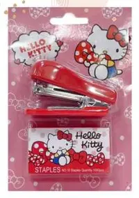 在飛比找O!MyGod購物商城優惠-三麗鷗 Hello Kitty迷你釘書機(卡裝)