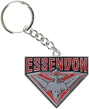 [Essendon Bombers] AFL Footy Metallic Logo Keyring