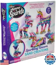 Shimmer ’n Sparkle Sparkling Unicorn Sand Art Kit for Kids for Ages 6 and Up